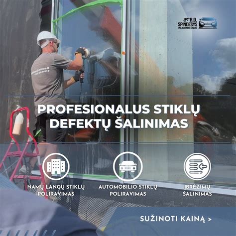 Namų metodas stiklo įbrėžimų šalinimui