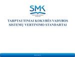 tarptautiniai vertinimo standartai