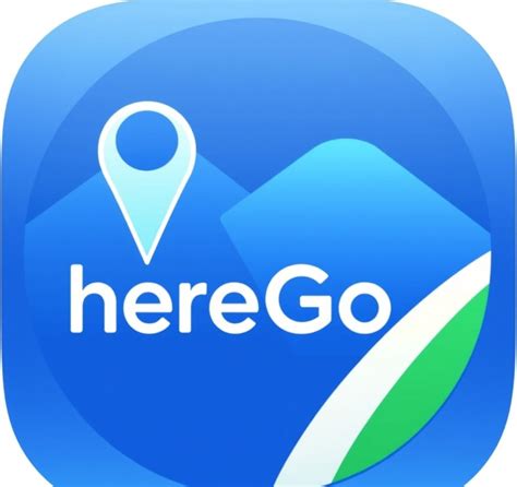 Here WeGo programėlės žemėlapio vaizdas