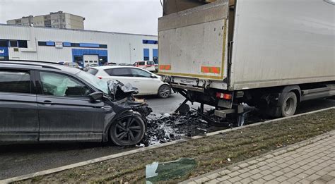 Sunkvežimio avarija Vilniuje
