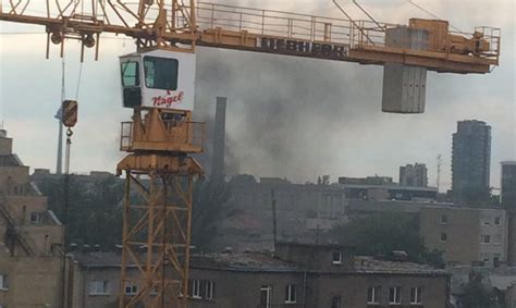 Dūmai kylantys iš gaisro