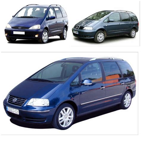 Ford Galaxy, Seat Alhambra ir Volkswagen Sharan palyginimas