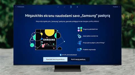 Samsung televizoriuje įdiegtos programėlės