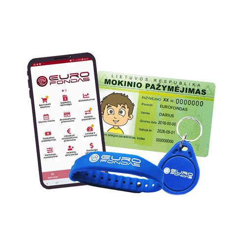 Elektroninis skaitytojo pažymėjimas telefone