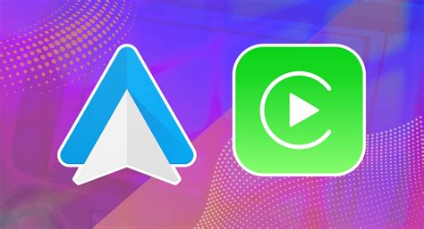 Apple CarPlay ir Android Auto logotipai