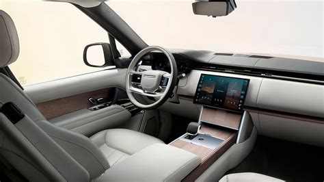 Prabangus Range Rover interjeras