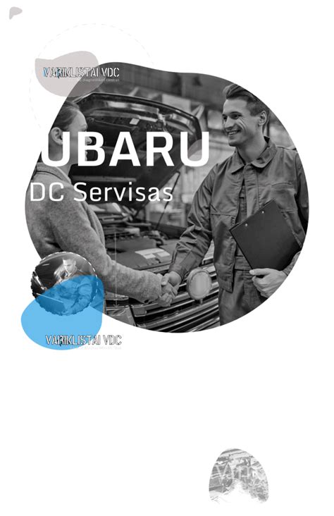 Subaru variklio diagnostika