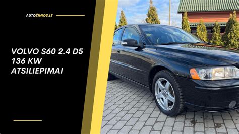 Volvo S60 2.4 D5 136 kW variklio schema