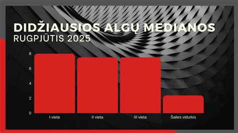 Grafikas: Vidutinė alga įmonėje