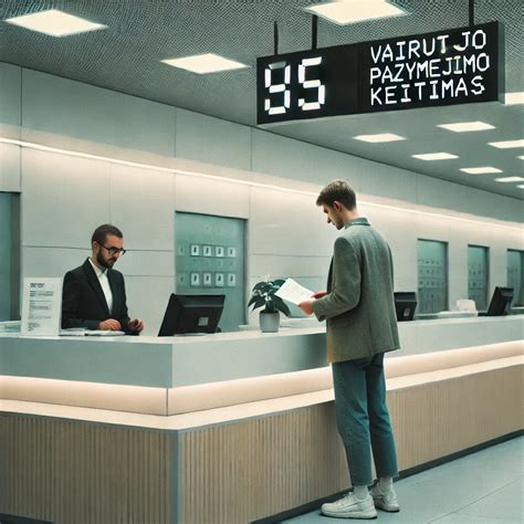 Vairuotojo pažymėjimo keitimo procesas