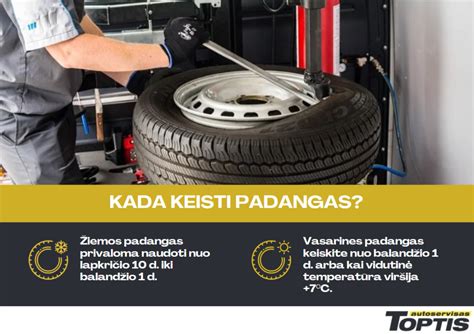 Automobilio padangų sezoninis keitimas