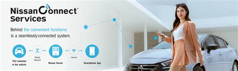 NissanConnect Services programėlės sąsaja