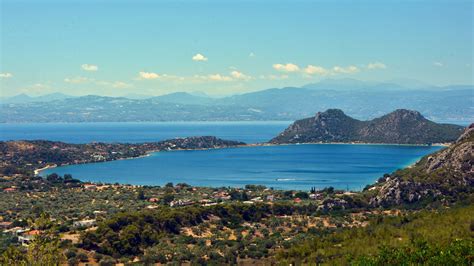 Graikijos salų ir pakrantės vaizdai