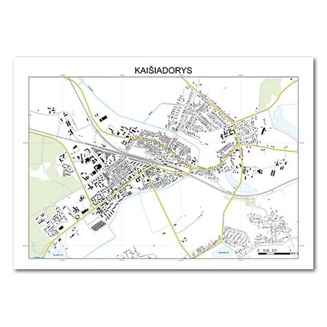 Žemėlapis su Kaišiadorių automobilių dalių parduotuvių vietomis