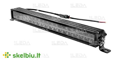 LED BAR žibintų šviesos spindulio schema