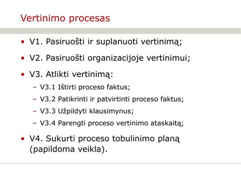Žalos vertinimo procesas