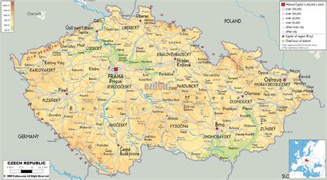 Čekijos kelių žemėlapis