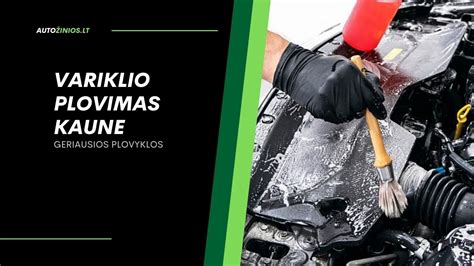 Infografika saugaus variklio plovimo etapai