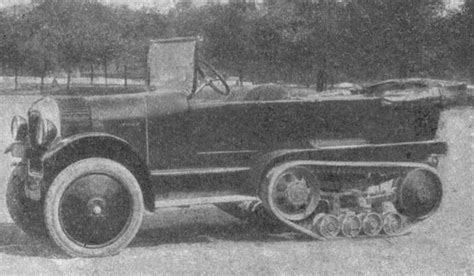 Citroën-Kégresse P4T - pusiau vikšrinis automobilis