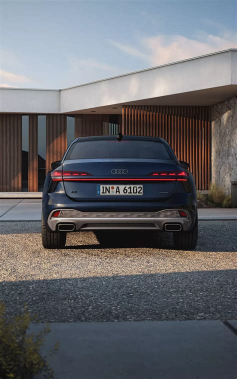 Audi A6 galinės pakabos schematinis vaizdas