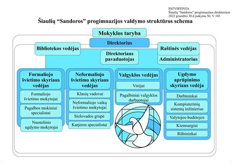 Mokinio ir vairavimo mokyklos pareigų schema