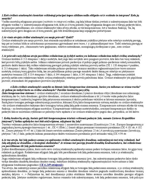 infografika, iliustruojanti administracinės ir civilinės atsakomybės skirtumus