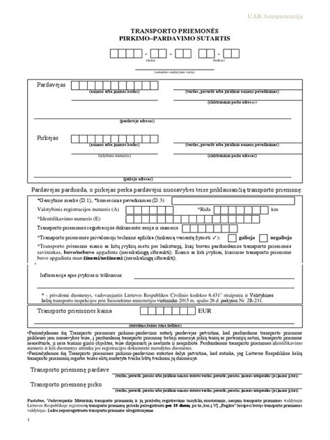 Nekilnojamojo turto pirkimo-pardavimo sutartis