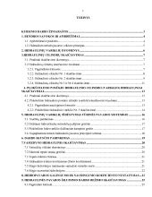 Scheminis pneumatinės pakabos sistemos veikimo principas