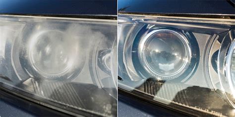Žibintų poliravimas prieš ir po