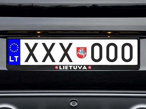 Lietuvos automobilių numerių tipai