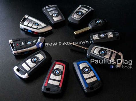 BMW raktų tipai