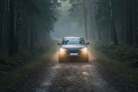 Sugedęs automobilio žibintas