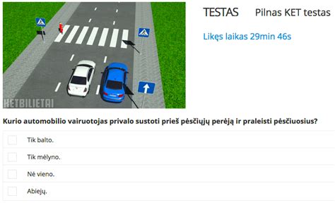 Mobilusis KET testų sprendimas