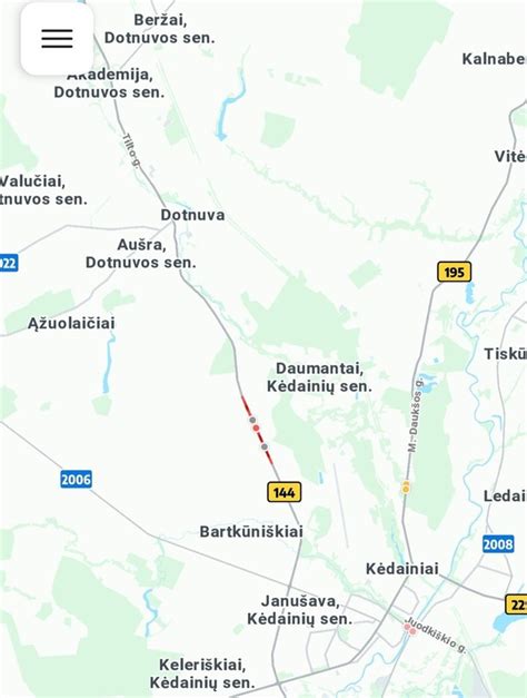 schema avarijos kelio Palanga-Graudužiai