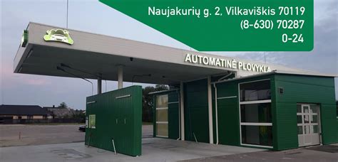 automatinė automobilių plovykla