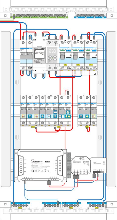 Prietaisų skydelio su įvairiais indikatoriais schema