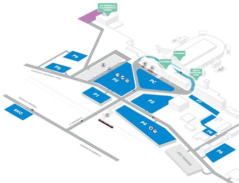 Nuotrauka su Kiss&Fly zona Vilniaus oro uoste