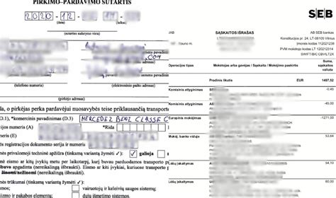 Schematinis pavaizdavimas reikalingų dokumentų vairuotojui