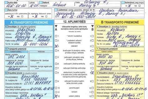 Galinių susidūrimų avarijos schema