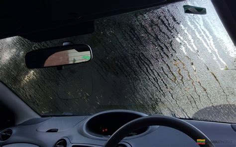 automobilio langų rasojimas