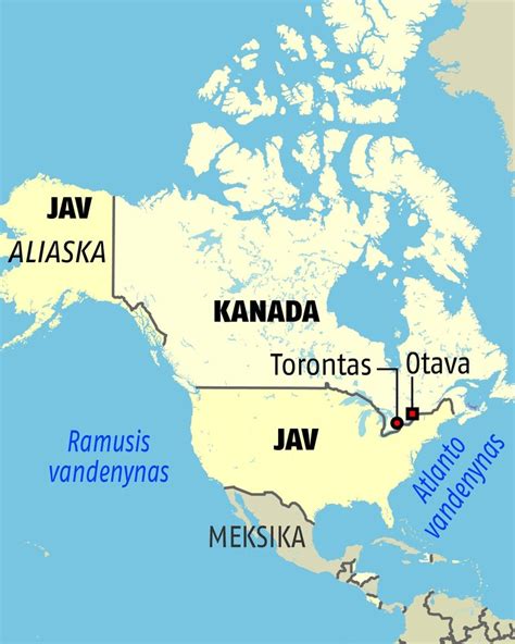 Žemėlapis su Reid Thomas Mayne kelionėmis Šiaurės Amerikoje