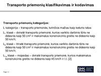 Transporto priemonių tipų ir kėbulų kodai