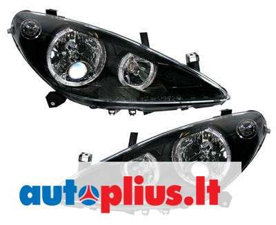 Peugeot 307 priekiniai žibintai