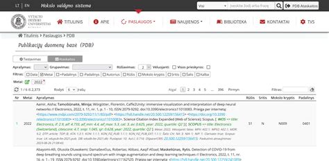 Vartotojo sąsaja Regitra interneto svetainėje