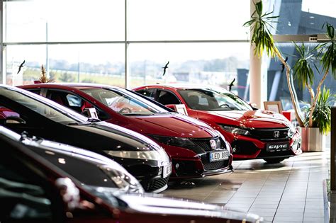 Honda automobilių ekspozicija