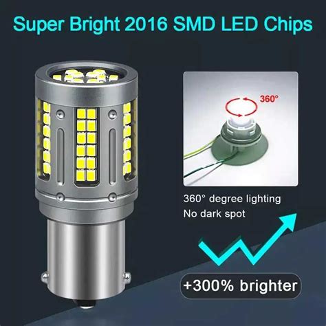 LED posukio stabdziu lempute BAU15s