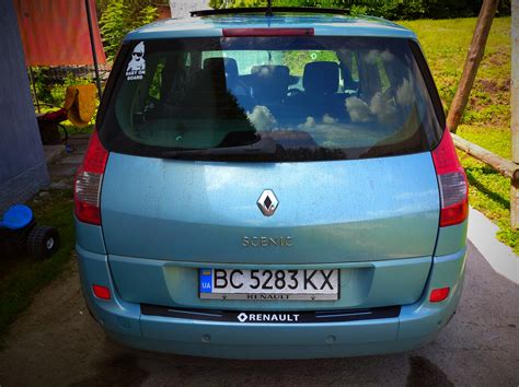 Renault Scenic II priekinė dalis
