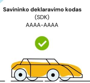 Savininko deklaravimo kodas (SDK) procesas