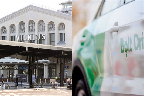 Bolt Drive programėlės ekranas su žemėlapiu