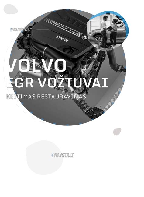 Volvo D5 variklio įsiurbimo sistema
